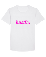 HUSTLE Tricou mânecă scurtă guler larg Bărbat Skater