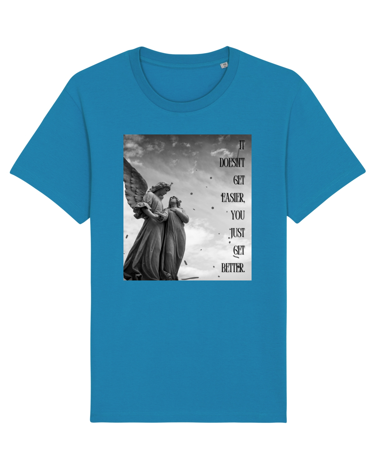 Tricou mânecă scurtă Unisex Rocker Azur