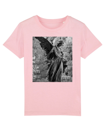 You Carry So Much Love In Your Heart Cotton Pink
