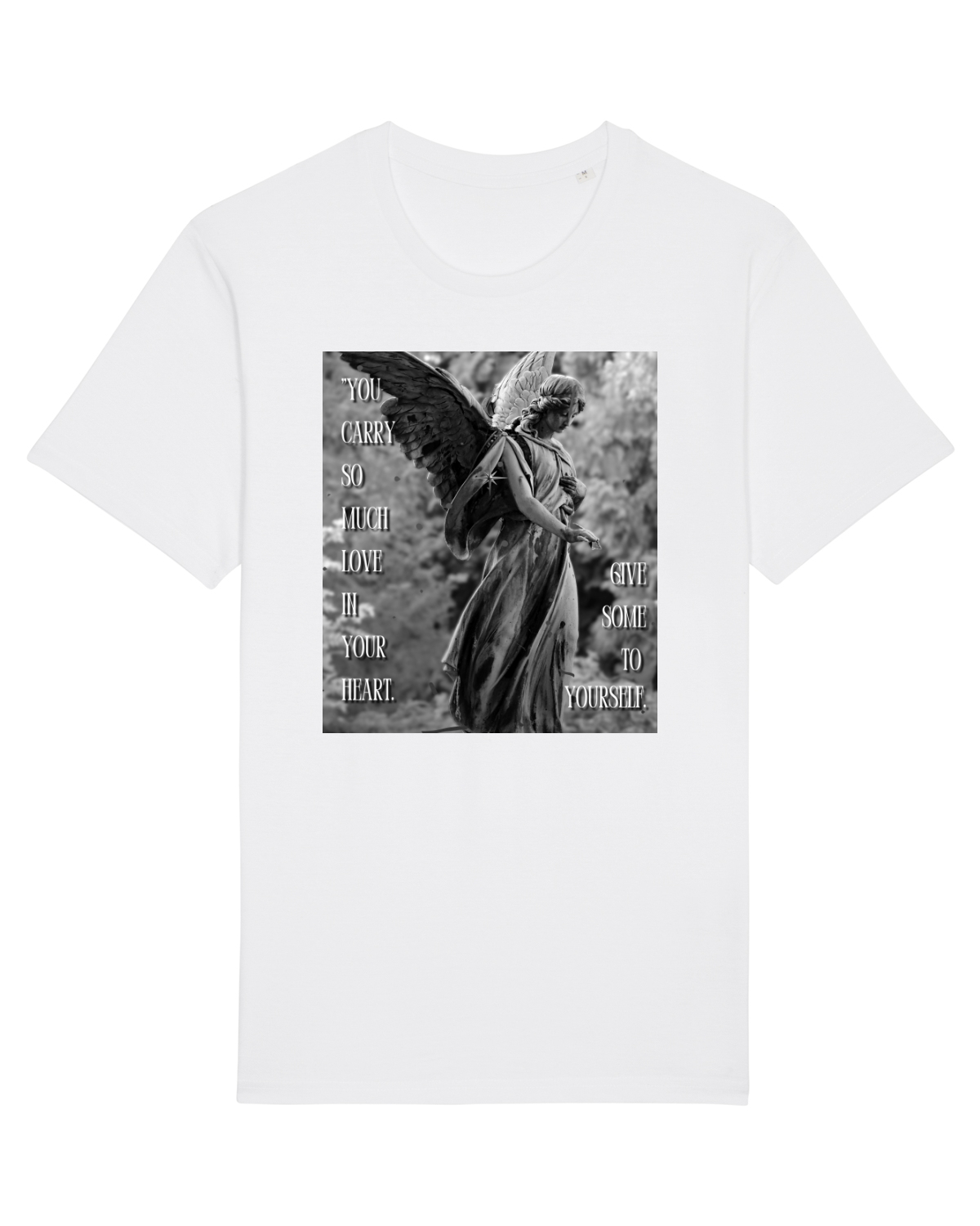 Tricou mânecă scurtă Unisex Rocker White