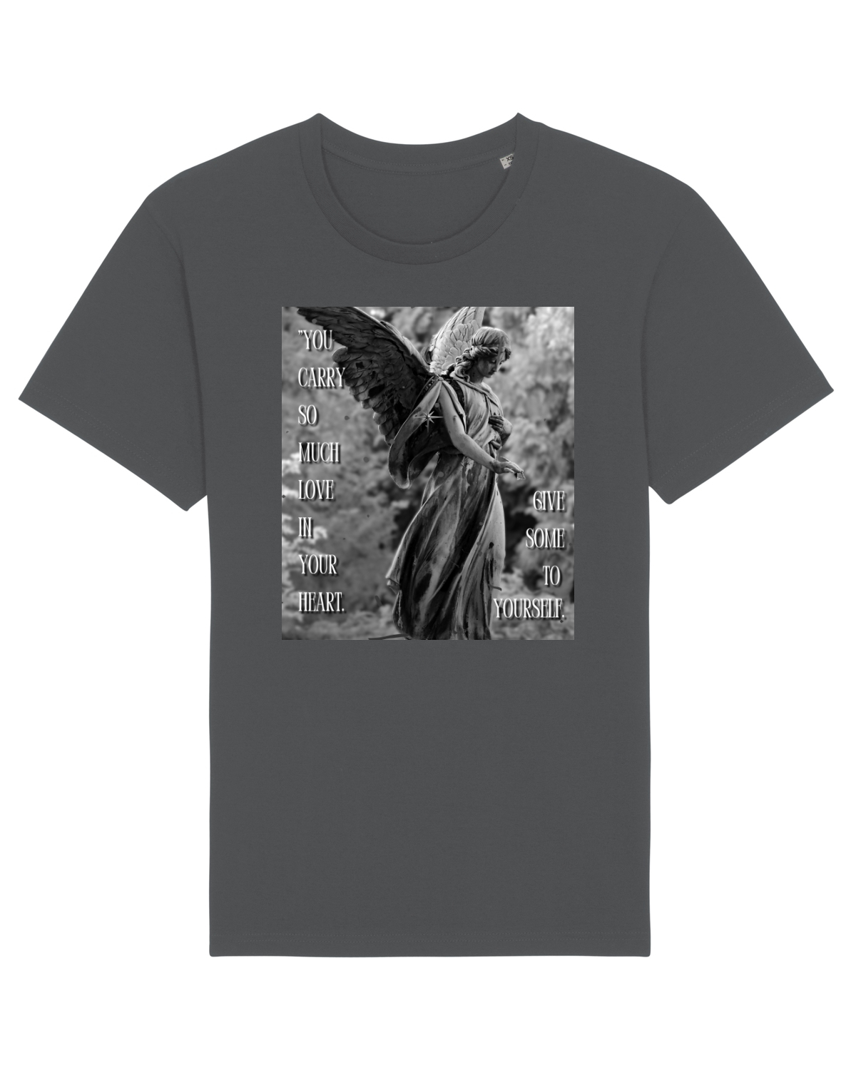 Tricou mânecă scurtă Unisex Rocker Anthracite