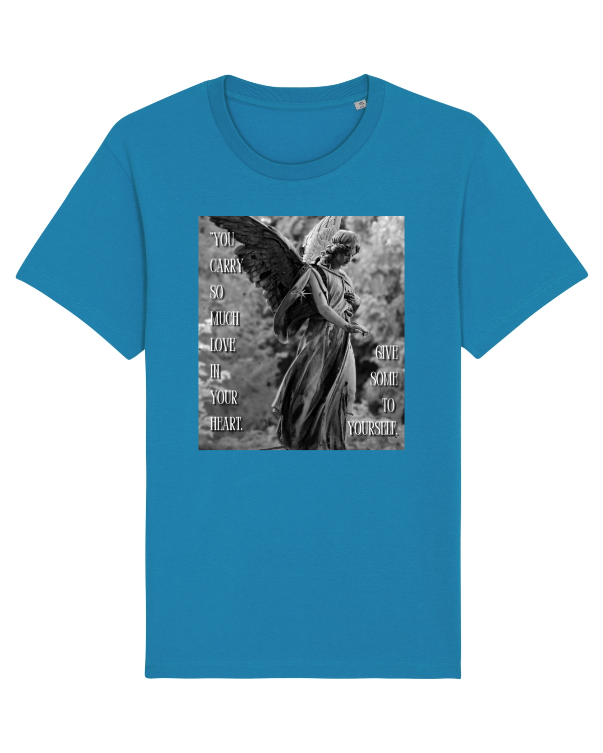 Tricou mânecă scurtă Unisex Rocker Azur