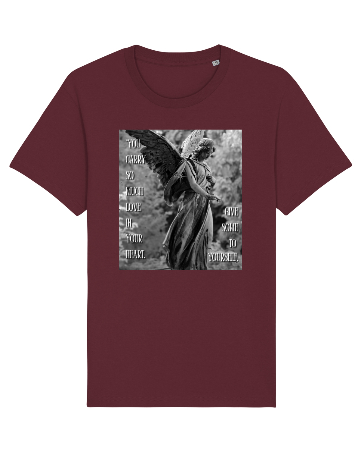 Tricou mânecă scurtă Unisex Rocker Burgundy