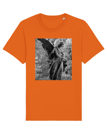 You Carry So Much Love In Your Heart Bright Orange