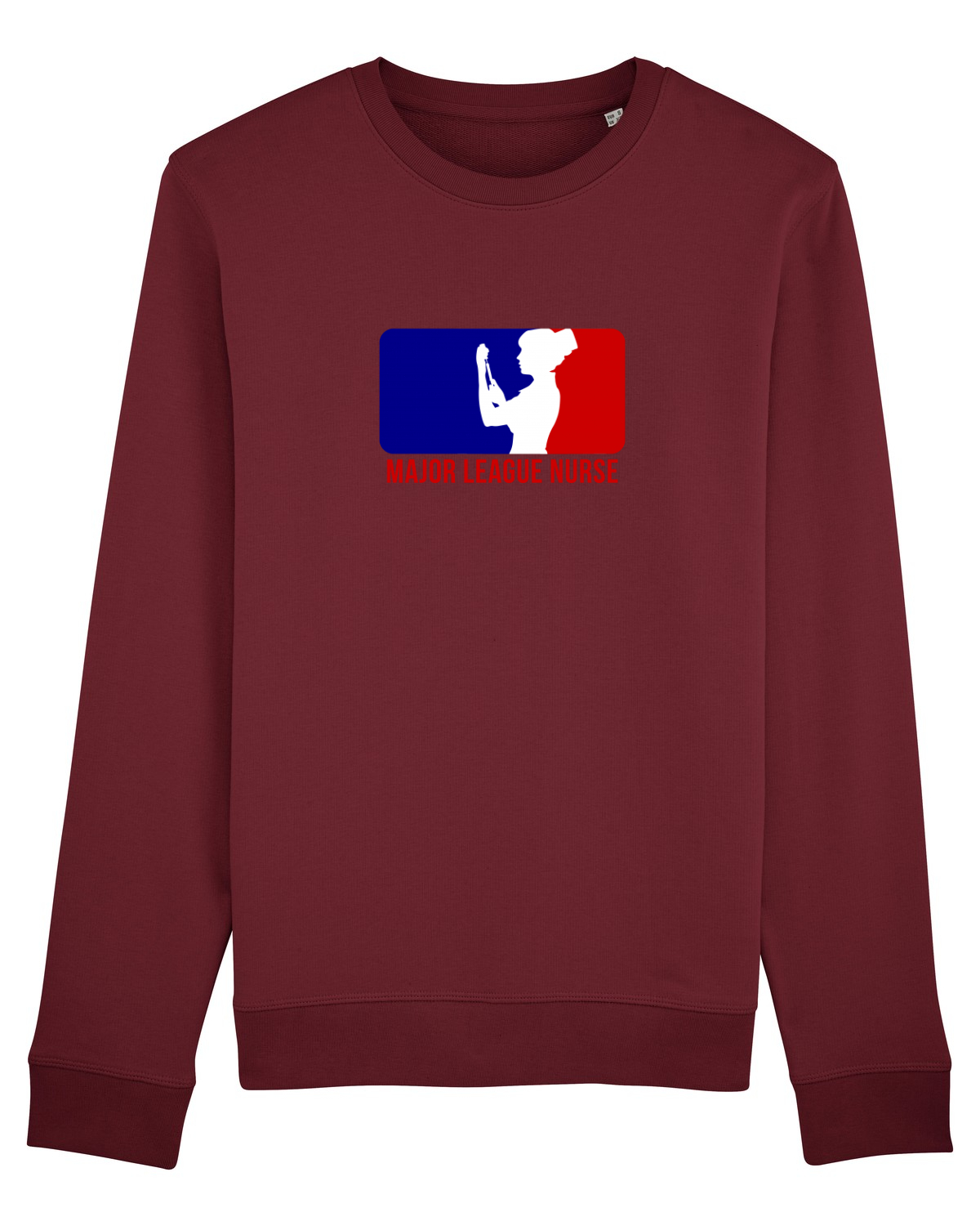 Bluză mânecă lungă Unisex Rise Burgundy