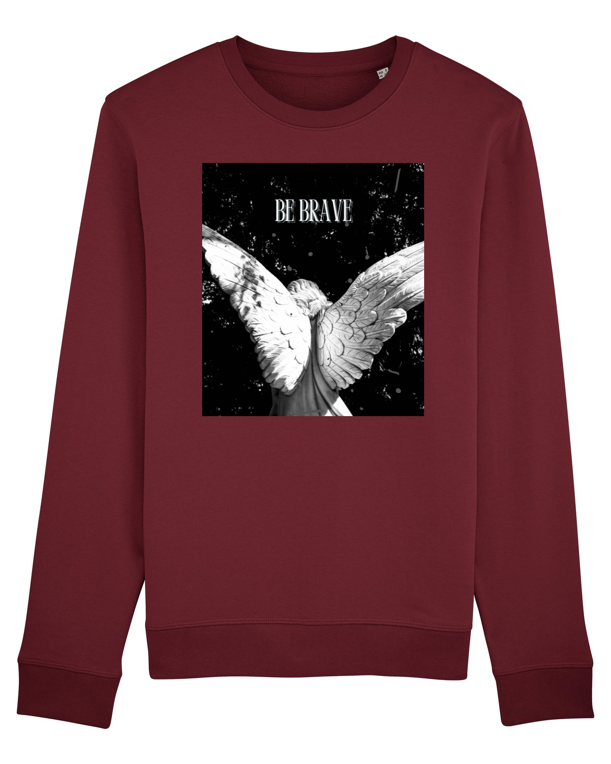 Bluză mânecă lungă Unisex Rise Burgundy