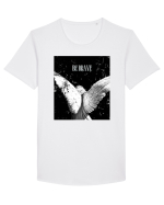 Be Brave Tricou mânecă scurtă guler larg Bărbat Skater