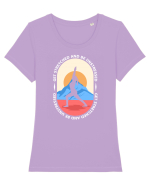 Get Stretched Tricou mânecă scurtă guler larg fitted Damă Expresser