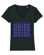 Guide Tricou mânecă scurtă guler V Damă Evoker