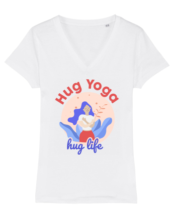 Hug Yoga Hug Life White