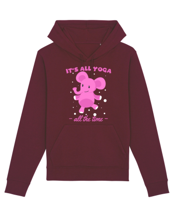 It's All Yoga All the Time Burgundy