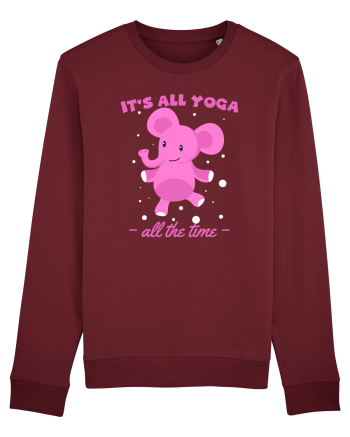 It's All Yoga All the Time Burgundy