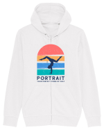 Portrait Your Perfect Form of Self Hanorac cu fermoar Unisex Connector