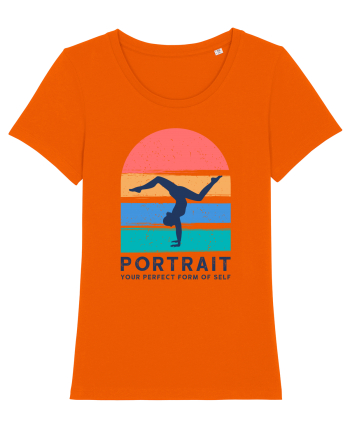 Portrait Your Perfect Form of Self Bright Orange
