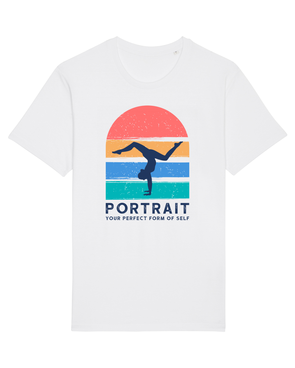 Tricou mânecă scurtă Unisex Rocker White