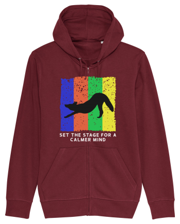 Set The Stage For A Calmer Mind Burgundy