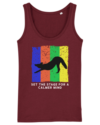 Set The Stage For A Calmer Mind Burgundy