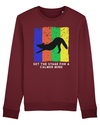 Set The Stage For A Calmer Mind Burgundy