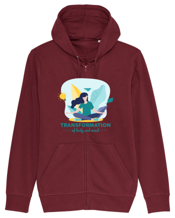 Transformation of Body and Mind Burgundy