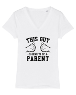 Parent Tricou mânecă scurtă guler V Damă Evoker