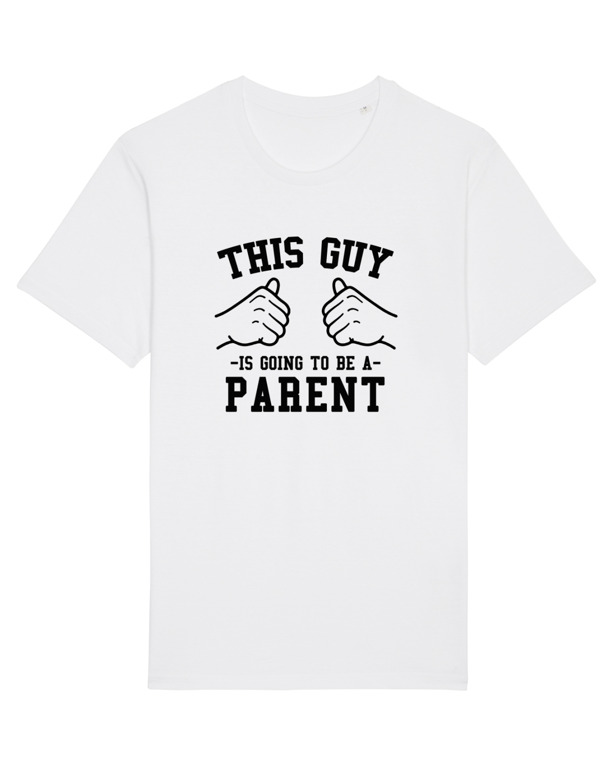 Tricou mânecă scurtă Unisex Rocker White