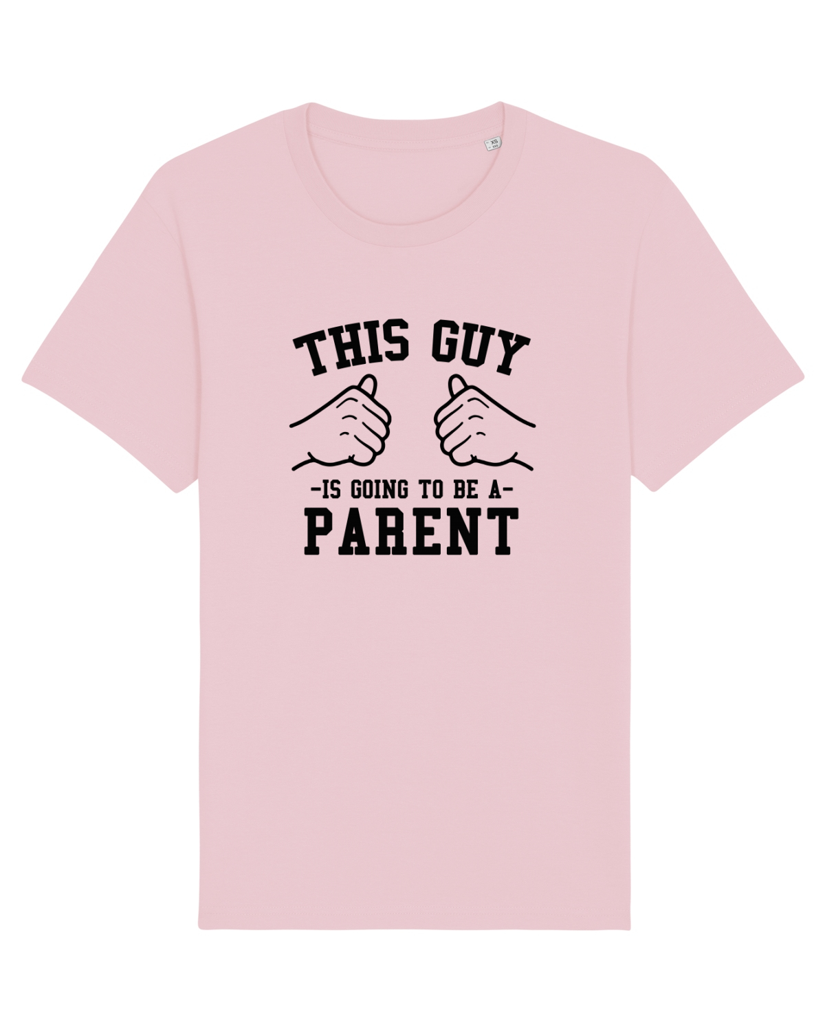 Tricou mânecă scurtă Unisex Rocker Cotton Pink
