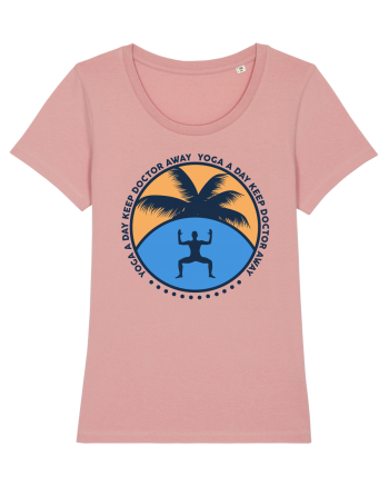 Yoga a Day Keep Doctor Away Canyon Pink