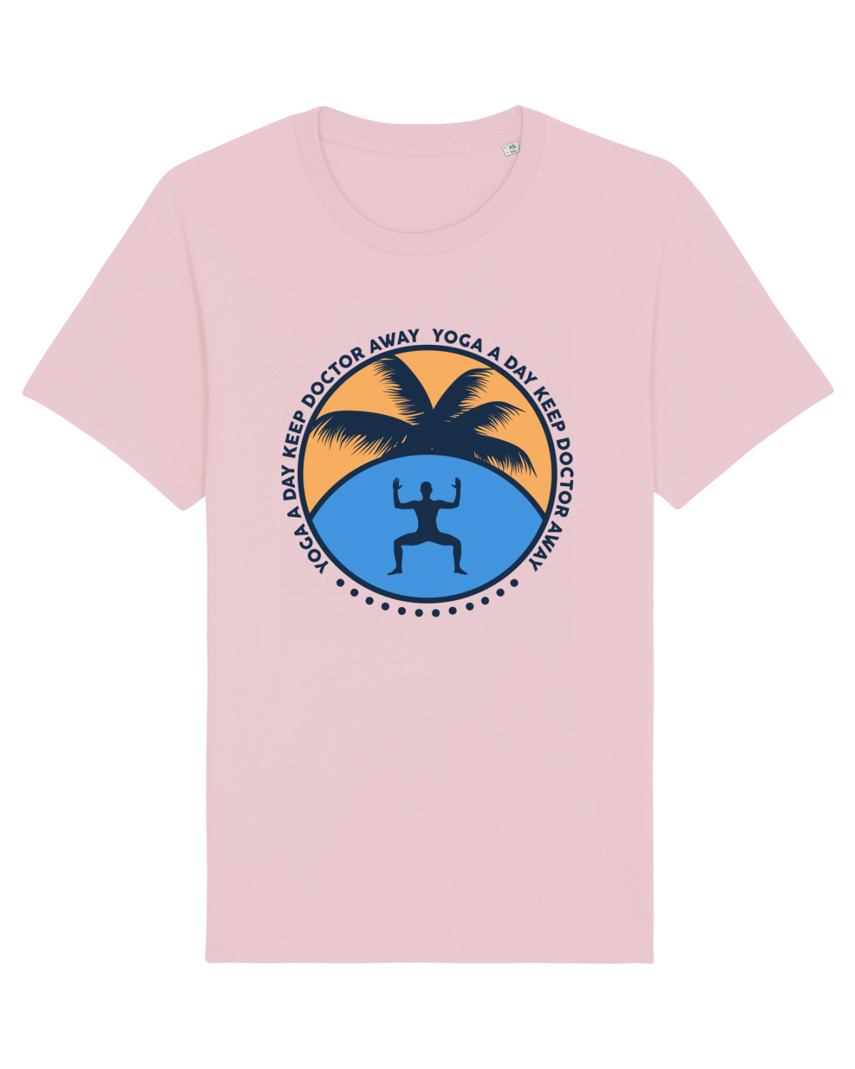 Tricou mânecă scurtă Unisex Rocker Cotton Pink