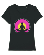 Your Soul Deserves to be Relaxed Tricou mânecă scurtă guler larg fitted Damă Expresser