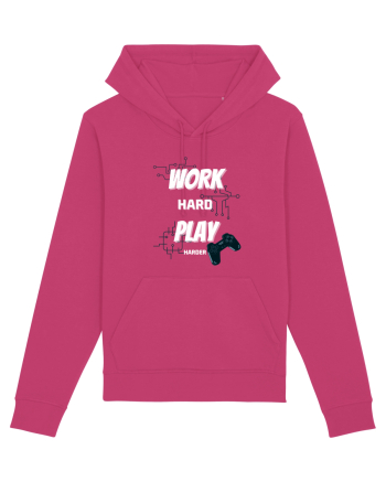 Work Hard Play Harder Raspberry