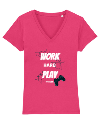 Work Hard Play Harder Raspberry