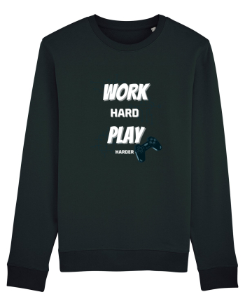 Work Hard Play Harder Black