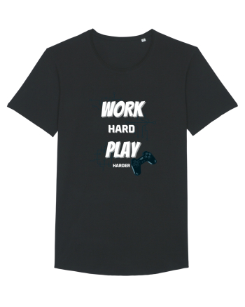 Work Hard Play Harder Black