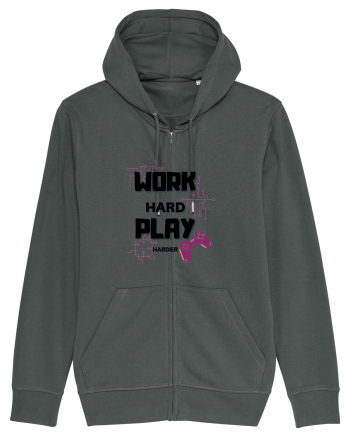 Work Hard Play Harder Anthracite