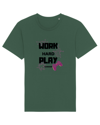 Work Hard Play Harder Bottle Green