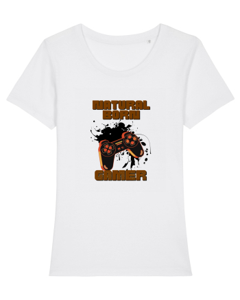 Natural Born Gamer White