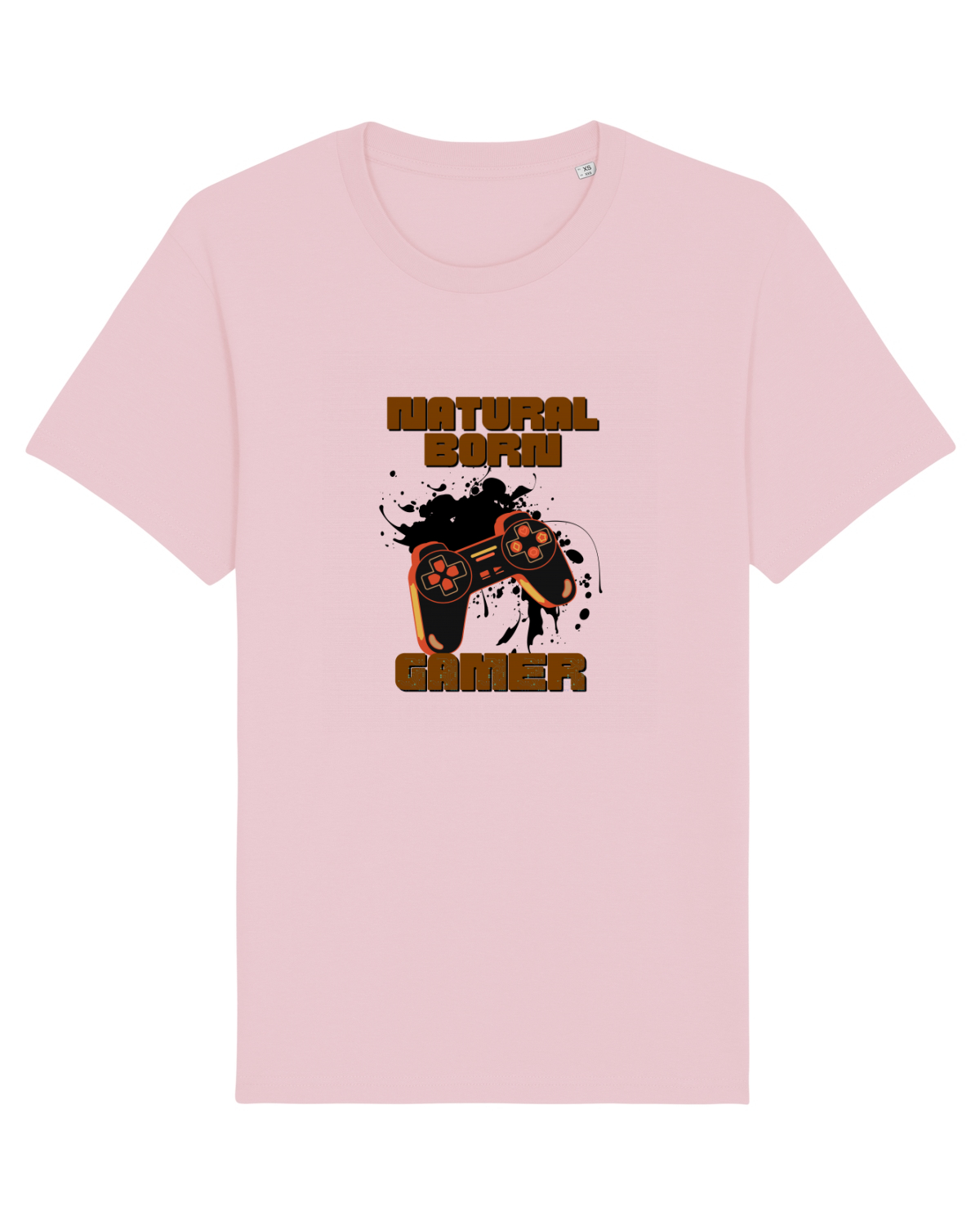 Tricou mânecă scurtă Unisex Rocker Cotton Pink