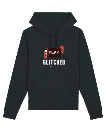 Glitched Reality Black