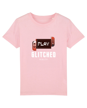 Glitched Reality Cotton Pink