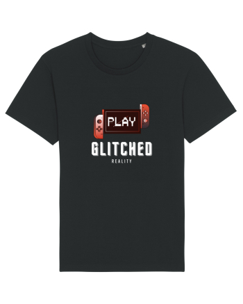 Glitched Reality Black