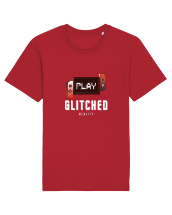 Glitched Reality Red