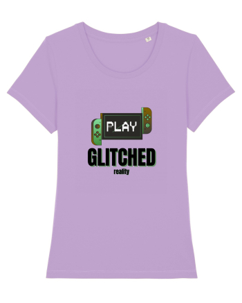 Glitched Reality Lavender Dawn