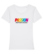 Passion Tricou mânecă scurtă guler larg fitted Damă Expresser