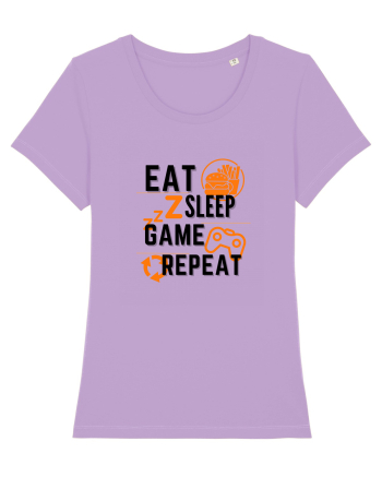 Eat Sleep Game Repeat Lavender Dawn