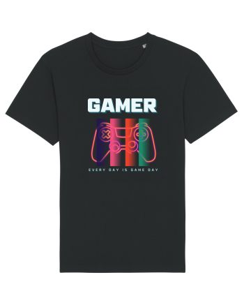 GAMER Every Day Is Game Day Black