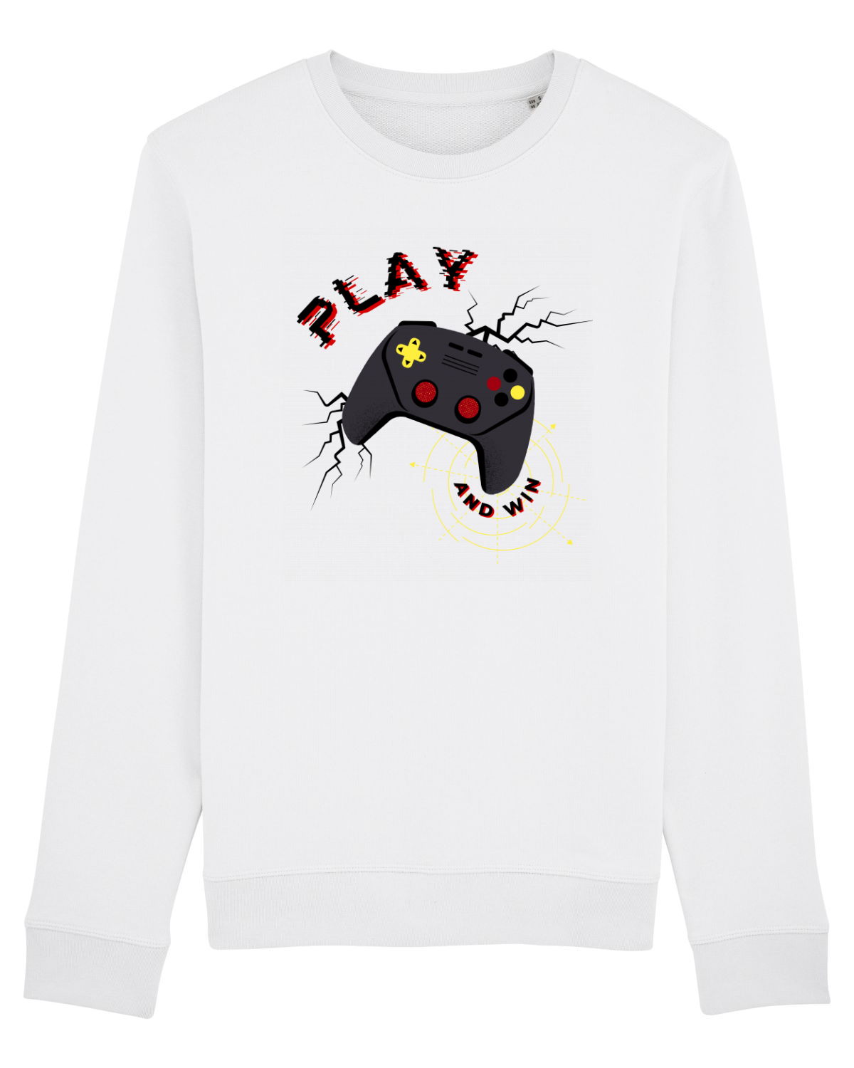 Bluză mânecă lungă Unisex Rise White