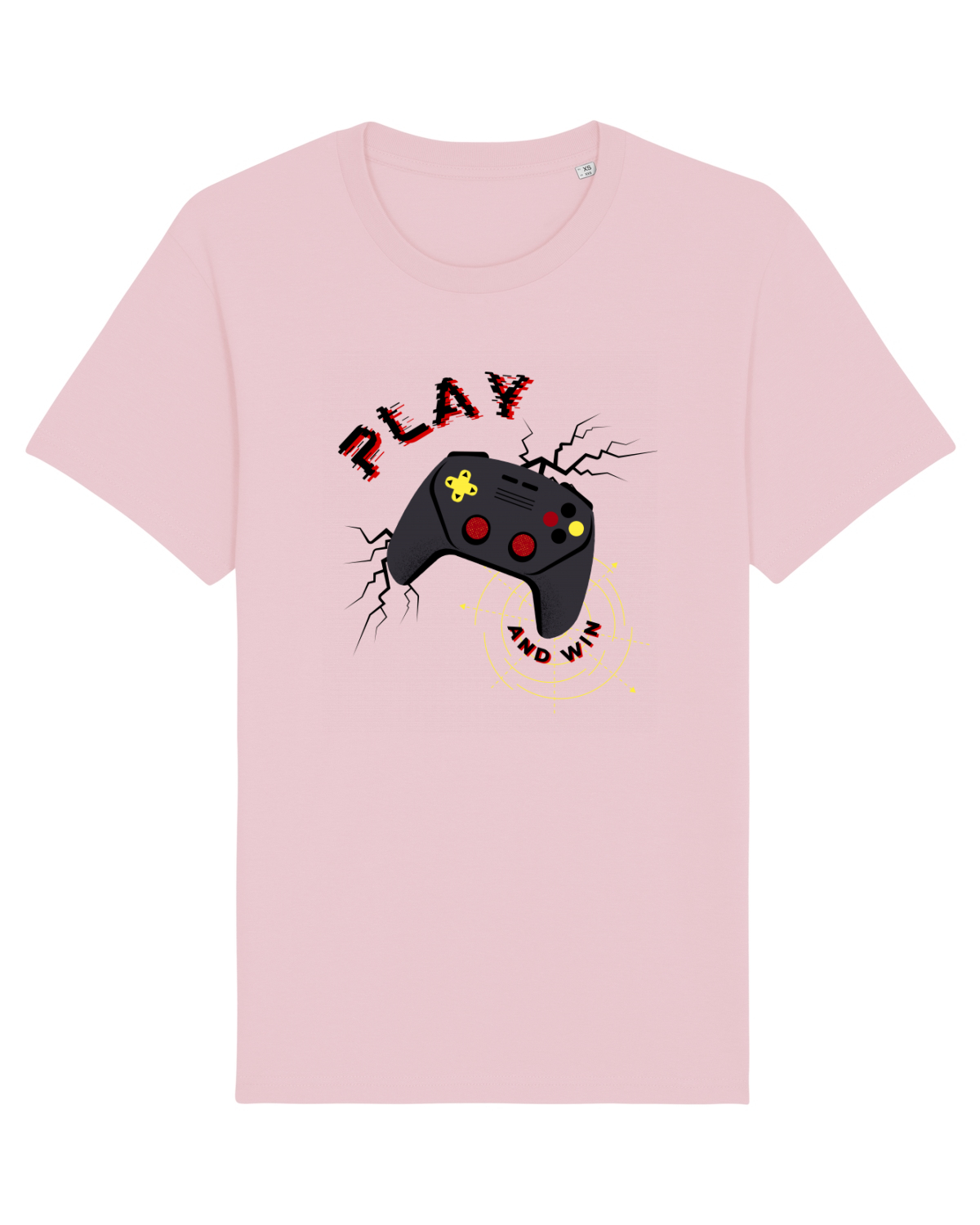Tricou mânecă scurtă Unisex Rocker Cotton Pink