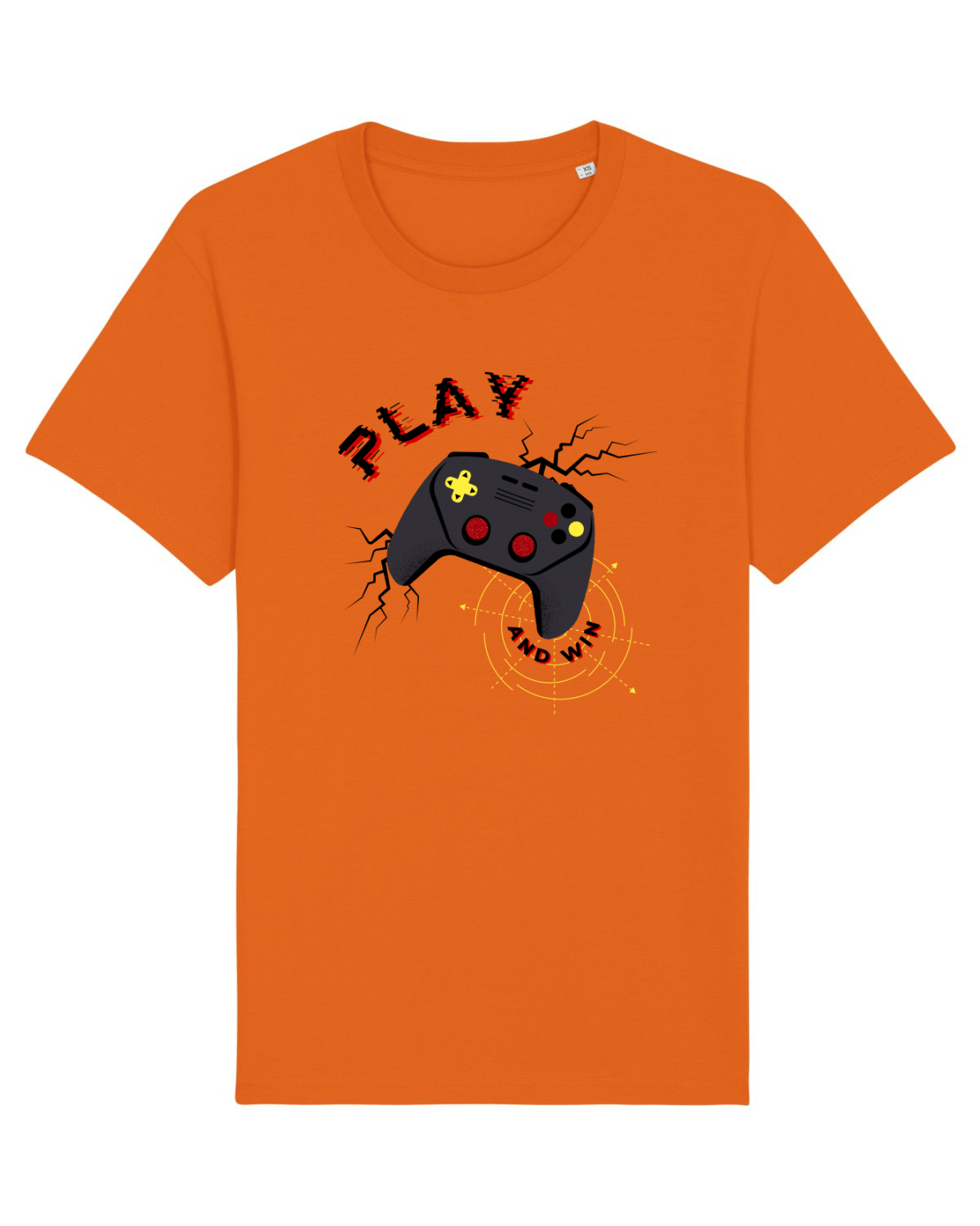 Tricou mânecă scurtă Unisex Rocker Bright Orange