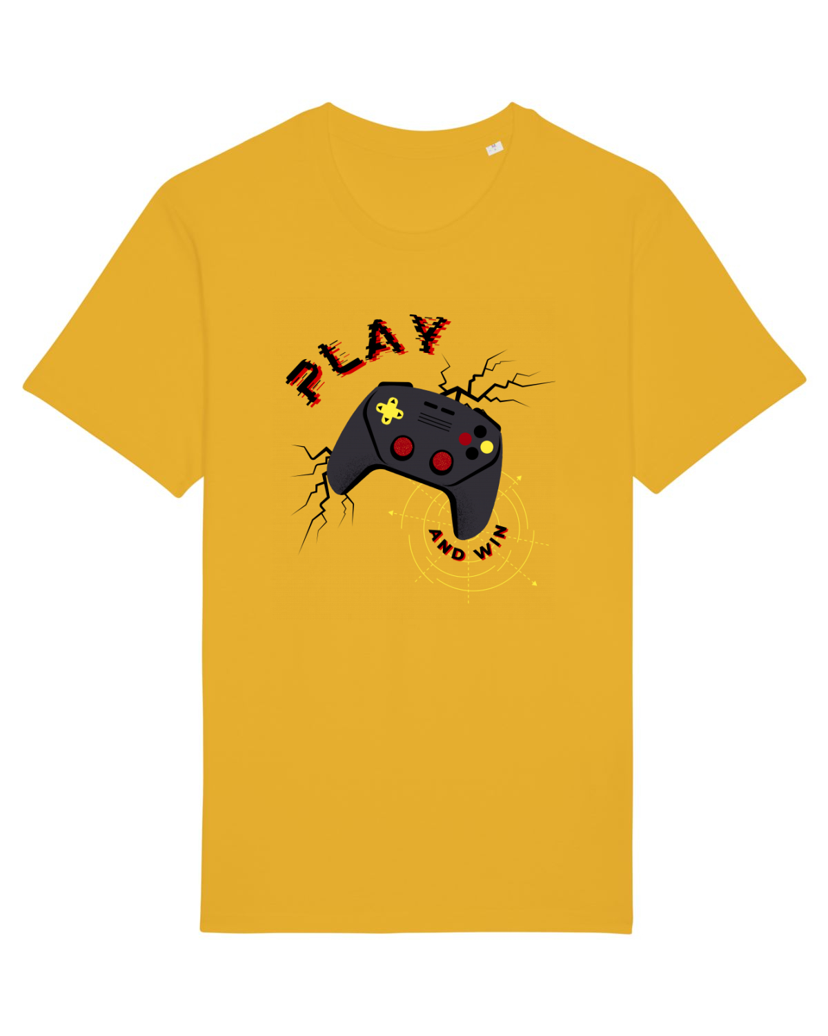 Tricou mânecă scurtă Unisex Rocker Spectra Yellow