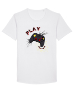 PLAY And Win Tricou mânecă scurtă guler larg Bărbat Skater